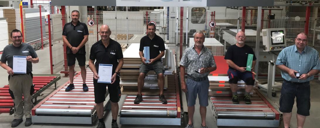 Gruppenfoto der Mitarbeiter 