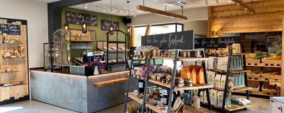 Blick in den Hofladen Landes 