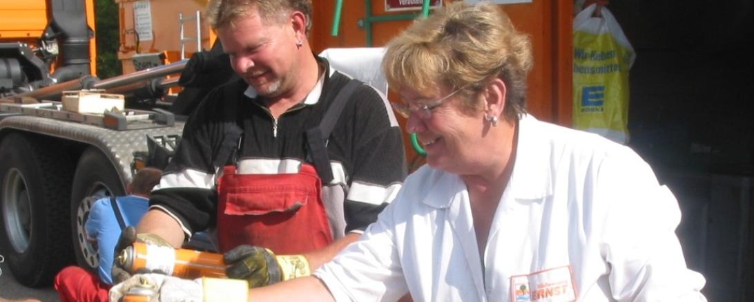 Annahme von Schadstoffen. 