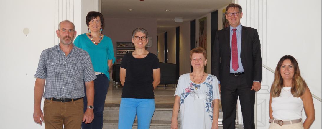 (von links) Wolfgang Renner, Anja Schuster, Christiane Bischof, Erna Meitinger und Simone Kraus. 