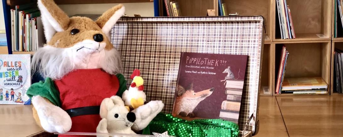 auf dem Bild zu sehen, das Buch "Pippilothek???"