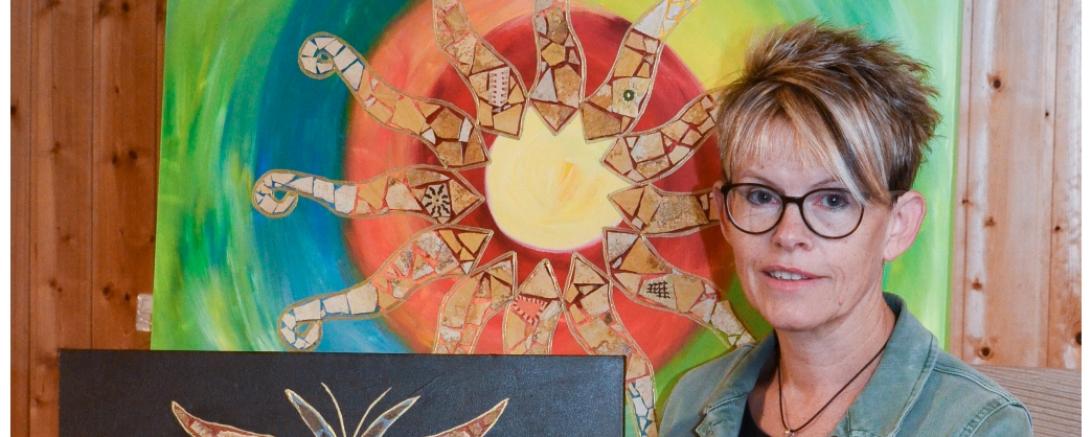 Auf dem Bild. Gerlinde Berger 