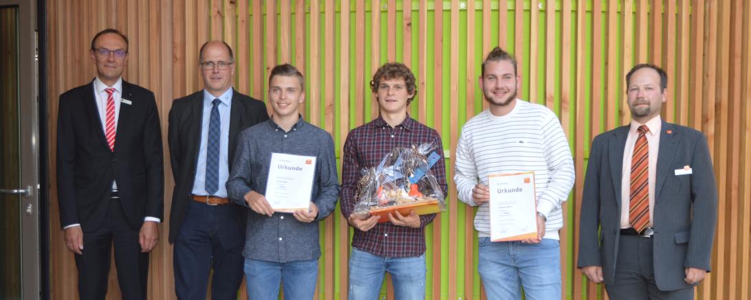 Auf dem Bild zu sehen (von links): Johann Natzer, Erwin Gufler, Dominik Meyr, Florian Lamprecht, Jonathan Martin, Stefan Stricker. 