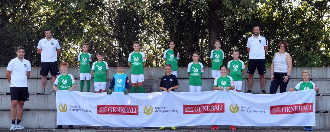 Das Bild zeigt die E-Jugend des SC D.L.P.