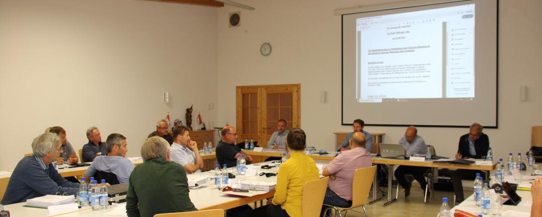 Sitzung des Oettinger Stadtrats