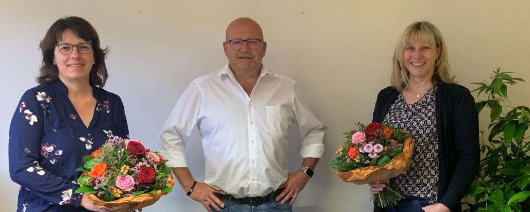 Auf dem Bild zu sehen (von links): Antonia Sperl Günter Lämmermeier und Ute Groß