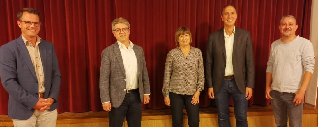 Vorstandschaft der SPD Donauwörth mit Sorré und Schmid