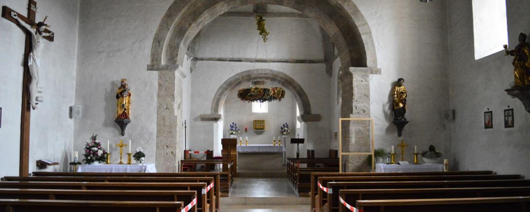 Das Bild zeigt die St. Laurentius Minderoffingen