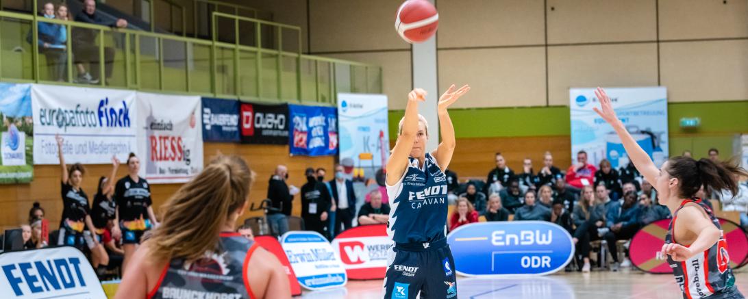 Die überragende Werferin der Angels und des gesamten Turniers Kelly Campbell wurde am Ende zum MVP des K-Active Top Four gewählt.