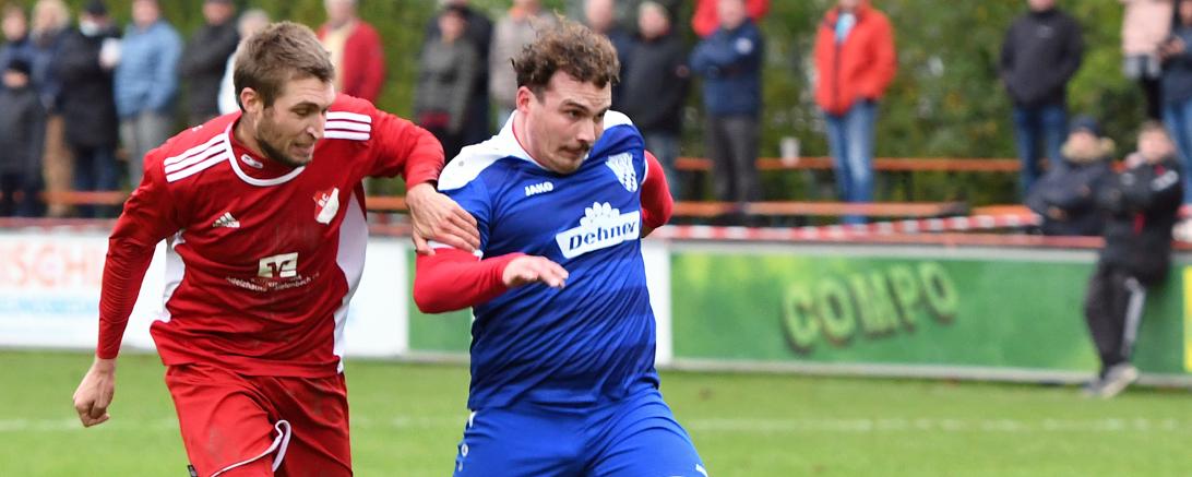 Johannes Hippele auf dem Weg zum 1:0