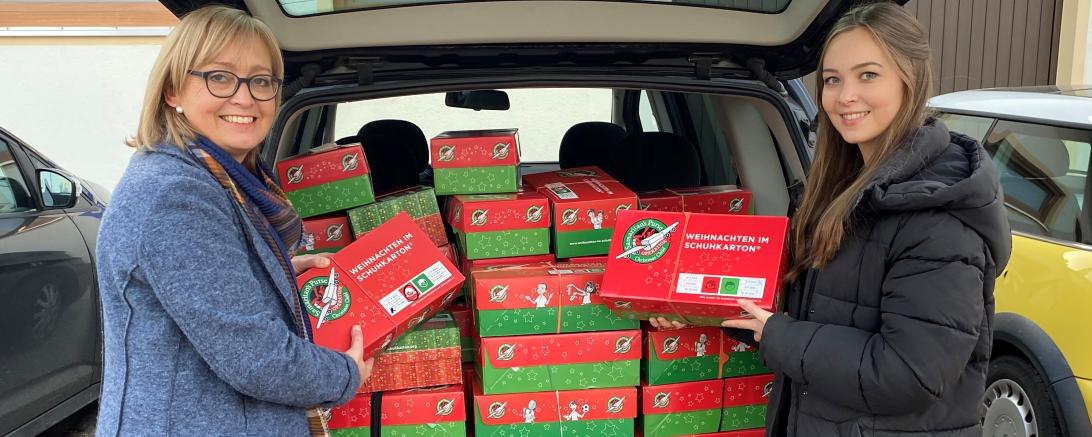 Rainer Spenden 114 Pakete Fur Weihnachten Im Schuhkarton Rain Donau Ries Aktuell