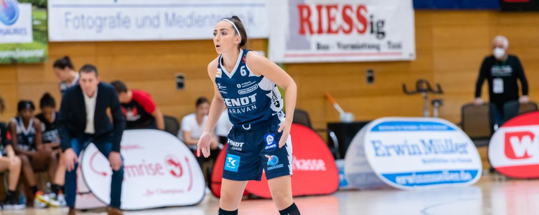 Nach Quarantäne und überstandener Rückenverletzung wieder mit dabei: Nationalspielerin Levke Bordersen brennt auf ihr erstes Ligaspiel im Angels-Trikot.