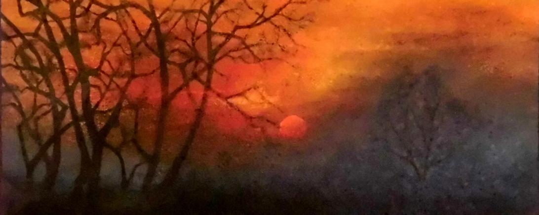 Sonnenuntergänge und malerische Landschaften sind die neuesten Werke von Eduard Zenzinger 