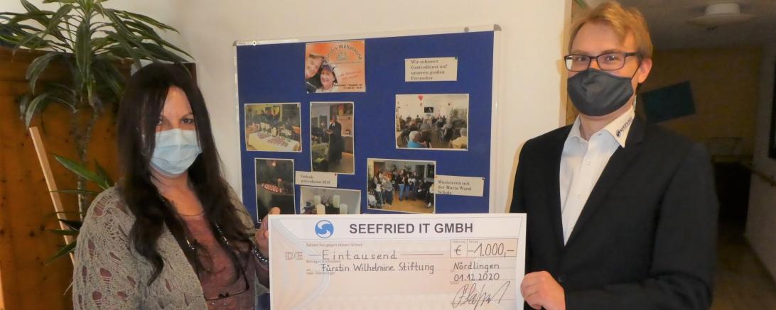 Auf dem Foto von links: Eva Kofler-Poplawsky, Florian Seefried