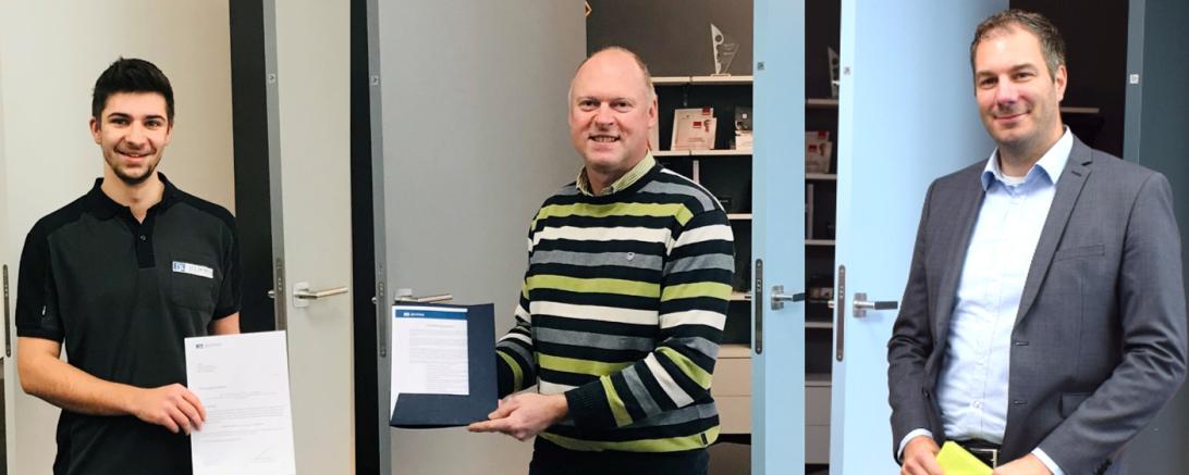 Das Bild zeigt Johannes Hoffmann, Markus Uhl und Christian Wienand.