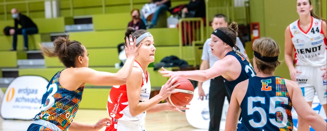 Die jüngste Angels-Spielerin Mona Berlitz wusste erneut ein paar offensive Akzente zu setzen.