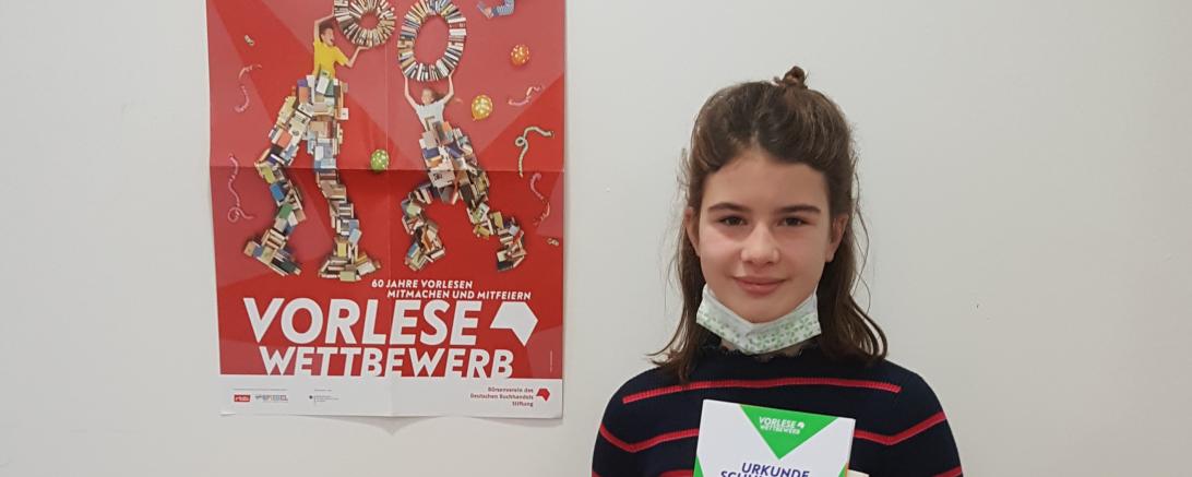 Das Bild zeigt die Gewinnerin Romy Scheuermann.