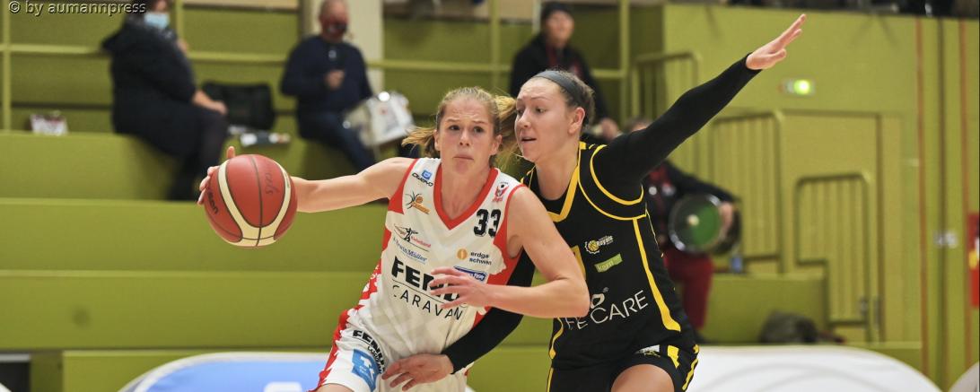 Das Bild zeigt Angels-Shooter Schlüter im Heimspiel gegen die Saarlouis Royals.