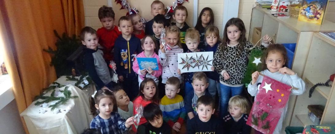Die Kinder des Kindergartens „Kita Kunterbunt Nördlingen“ brachten den Senioren durch verschiedene selbstgebastelte Geschenke viel Freude. 