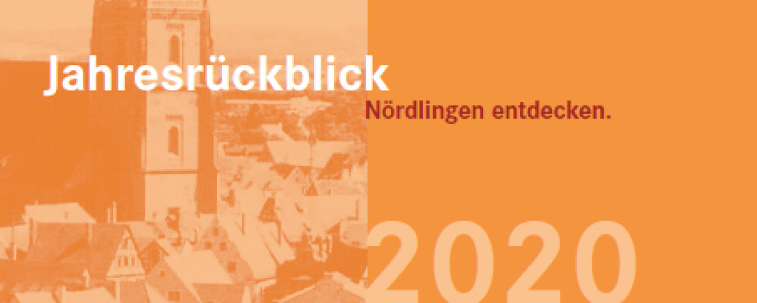 Titelblatt des Jahresrückblicks 2020 der Stadt Nördlingen