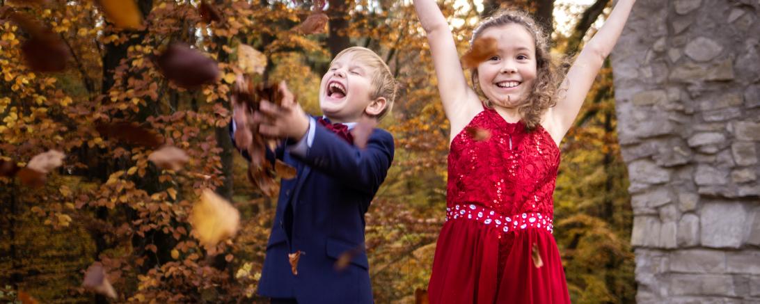 Das Bild zeigt das Kinderprinzenpaar.