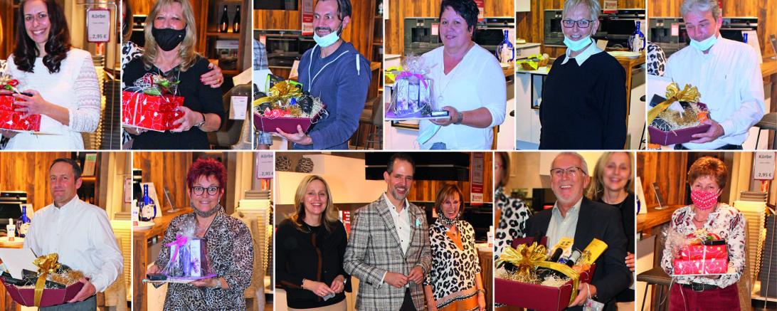 Das Bild zeigt alle geehrten Mitarbeiter von links nach rechts: Judith Rabenseifner 25 Jahre, Elli Imm 25 Jahre, Matthias Grau 10 Jahre, Anita Huggenberger 10 Jahre, Sigrid Kauffeld 10 Jahre, Thorsten Vogel 10 Jahre, Reinhold Fischer 25 Jahre, Tanja Schneid 15 Jahre, Familie Karmann, Konrad Endmeier 45 Jahre, Carola Strauß 25 Jahre, Monika Lechner 25 Jahre, Maria Hussendörfer 25 Jahre, Erwin Schmitt 20 Jahre, Walter Thenikl 20 Jahre, Dagmar Pfister 10 Jahre, Martina Schwenk 10 Jahre. Nicht abgebildet: Herr 