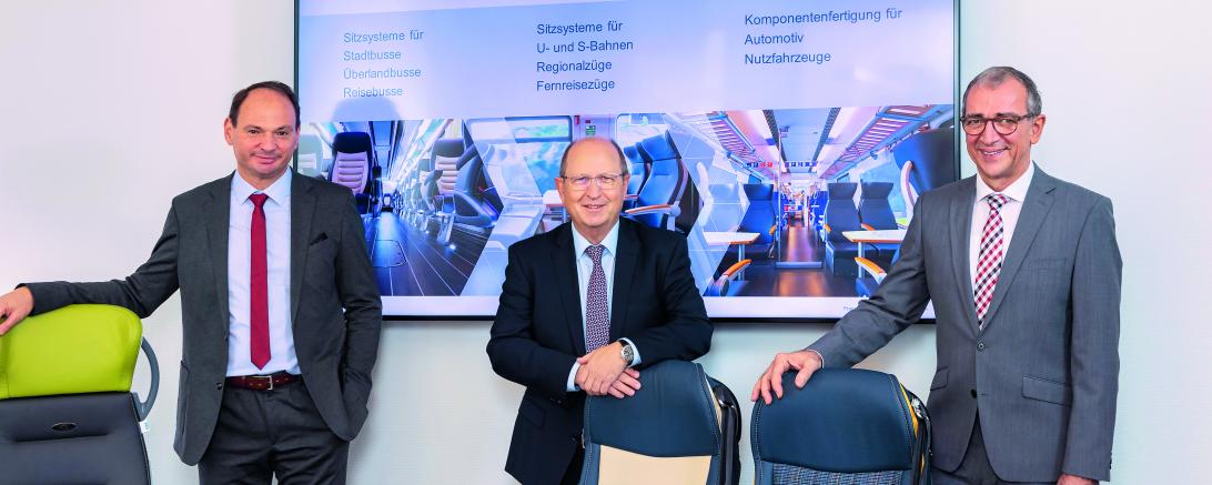 Bilden ab sofort die neue Geschäftsführung der Kiel Unternehmensgruppe (von links nach rechts): Stephan Stieglauer, Gerhard Hellweg und Jürgen Mill