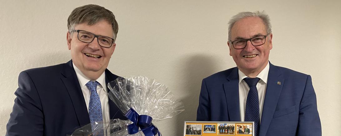 Vorsitzender Paul Ritter würdigt das Engagement von Wilhelm Feil 