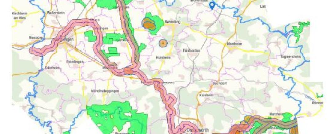Karte der Risikogebiete