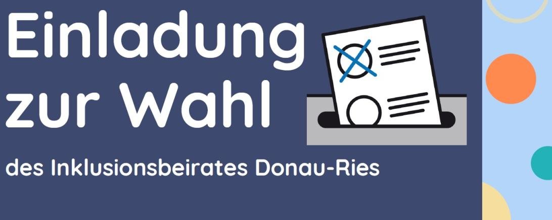 Einladung zur Wahl des Inklusionsbeirates.