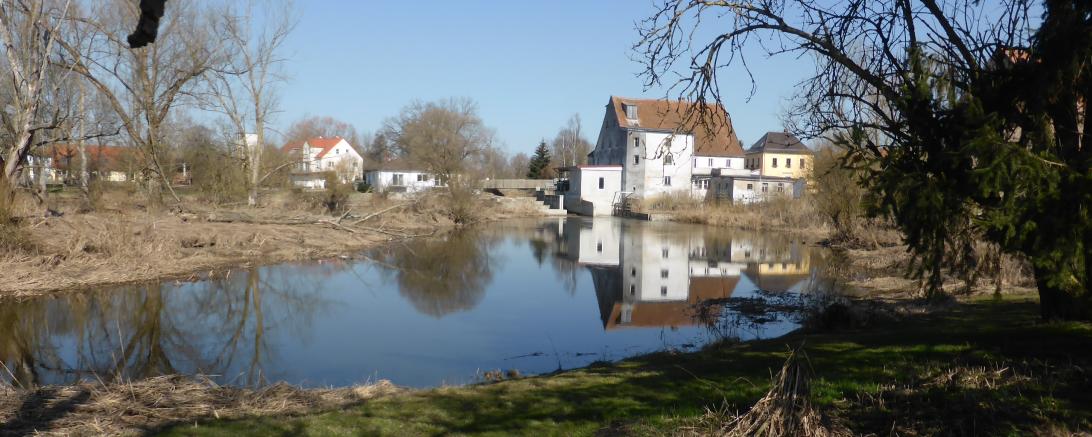 Das Bild zeigt Teile des ehemaligen Klosters in Auhausen. 