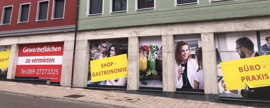 Außenansicht Engelshof Gebäude in der Donauwörther Reichsstraße