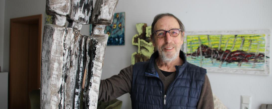 Künstler Fred Jansen. 