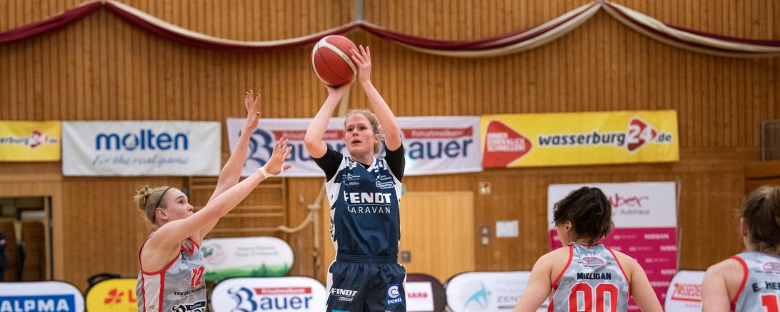 "Shooter Schlüter" wird sie genannt: Die Nationalspielerin Anneke Schlüter in Diensten der XCYDE Angels muss am Sonntag ihre kompletten Schusskünste auspacken, wollen ihre Angels doch noch in die Play-Offs einziehen.