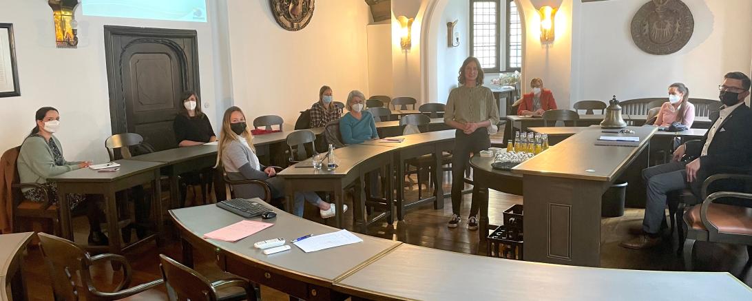 Ausschusssitzung im Ratssaal Nördlingen