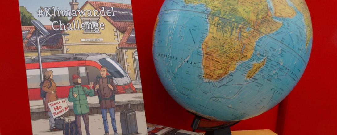 Das Bild zeigt den Klimawandel-Comic