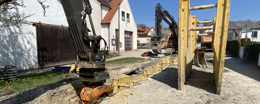 Kanalarbeiten Blossenau