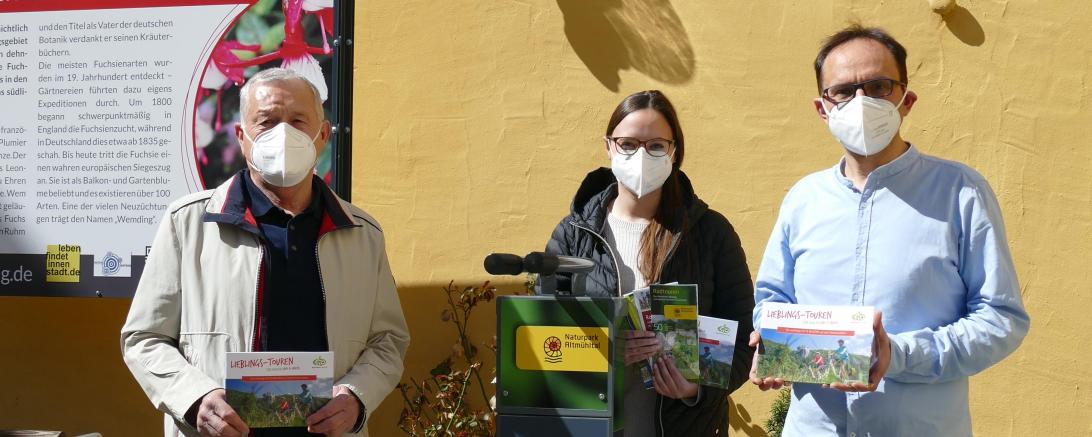 Das Bild zeigt die neue Radservice-Station