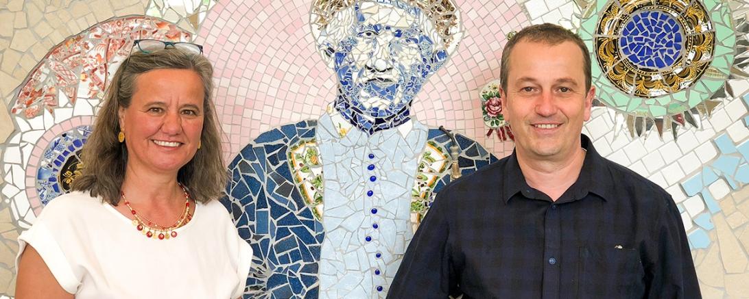 Das Bild zeigt Michaela und Karl-Friedlich Scheible