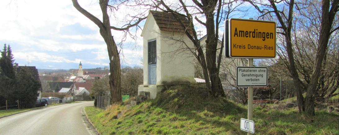 Ortseingang von Amerdingen 