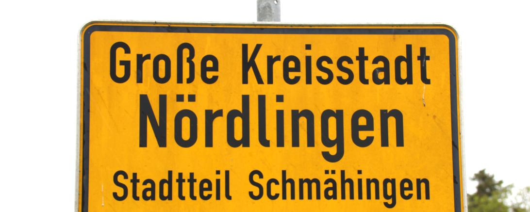 Ortsschild von Schmähingen