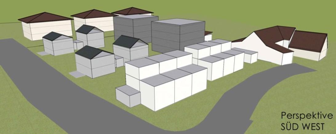 Der Wohnpark "GrünerLeben" in Oettingen. 