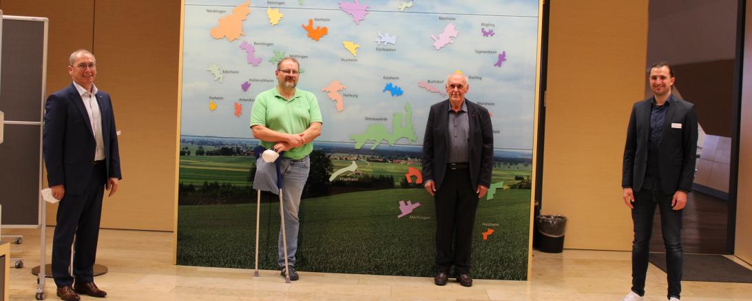 Das Bild zeigt die Vorsitzenden des Inklusionsbeirates. 