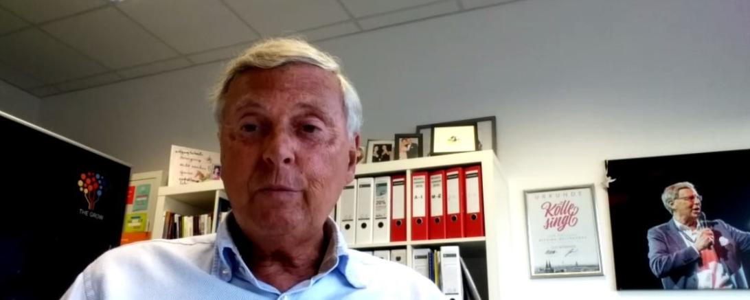 Wolfgang Bosbach beim digitalen Themenabend.