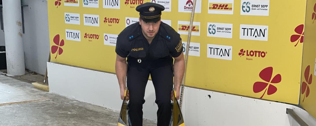 Markus Kosok ist Anschieber im Bob-Team. 