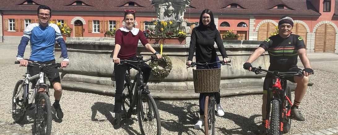 Roland Wiedenmann, I.D. Erbprinzessin Cleopatra zu Oettingen-Spielberg, Pia Müller, Fritz Kaumeier. 