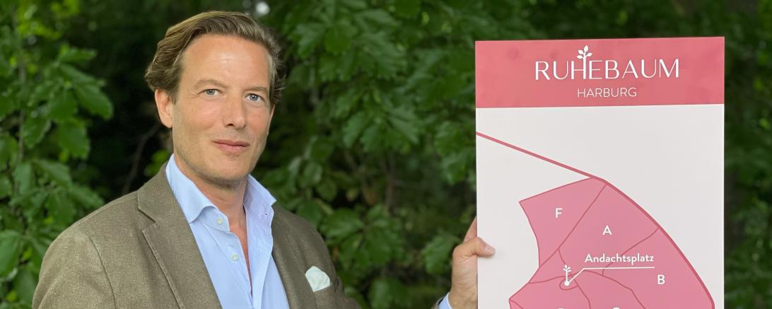 Erbprinz Carl-Eugen zu Oettingen-Wallerstein will mit dem Projekt "Ruhebaum" für alle Menschen Plätze schaffen, an denen sie der Nachwelt ihr grünes Vermächtnis hinterlassen können. 