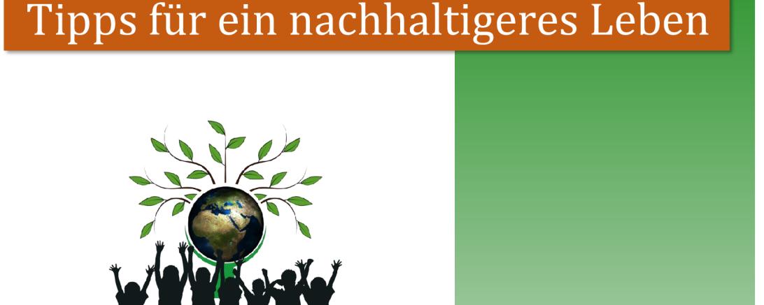 DAs Bild zeigt den Flyer von Transition Town Donauwörth.