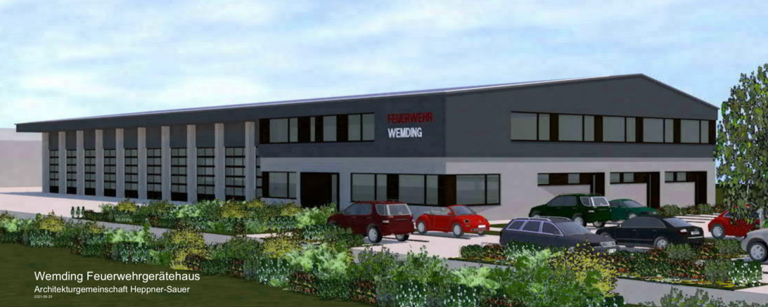 Neubau Des Feuerwehrhauses In Wemding Wemding Donau Ries Aktuell
