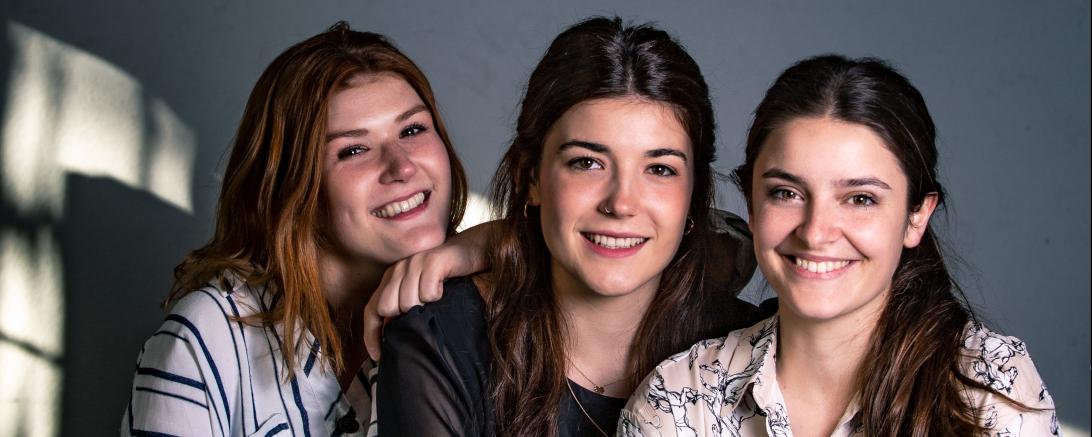 Das Bild zeigt von links nach rechts: Christina Thalhofer, Anna Thalhofer und Paulina Vogelgsang. 